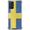 Sweden Flag Distressed Galaxy A72 5G Clear Case